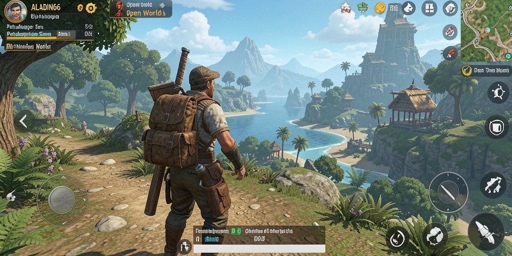 Tampilan antarmuka Open World dalam ALADIN66 yang menarik.