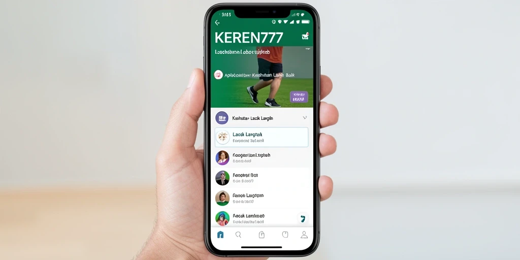 Tampilan antarmuka KEREN777 yang menarik dan fungsional.