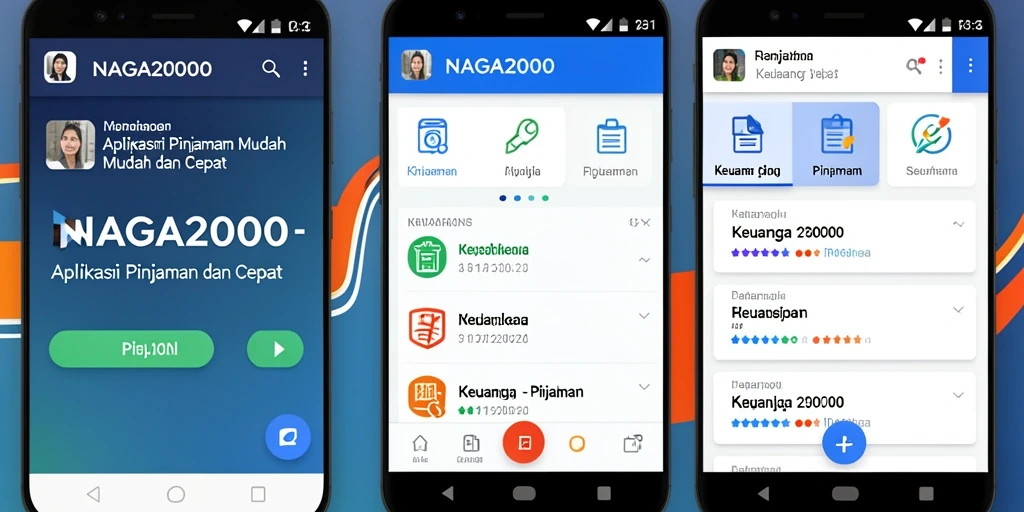 Antarmuka NAGA2000 yang menarik dan mudah digunakan untuk Pinjaman.
