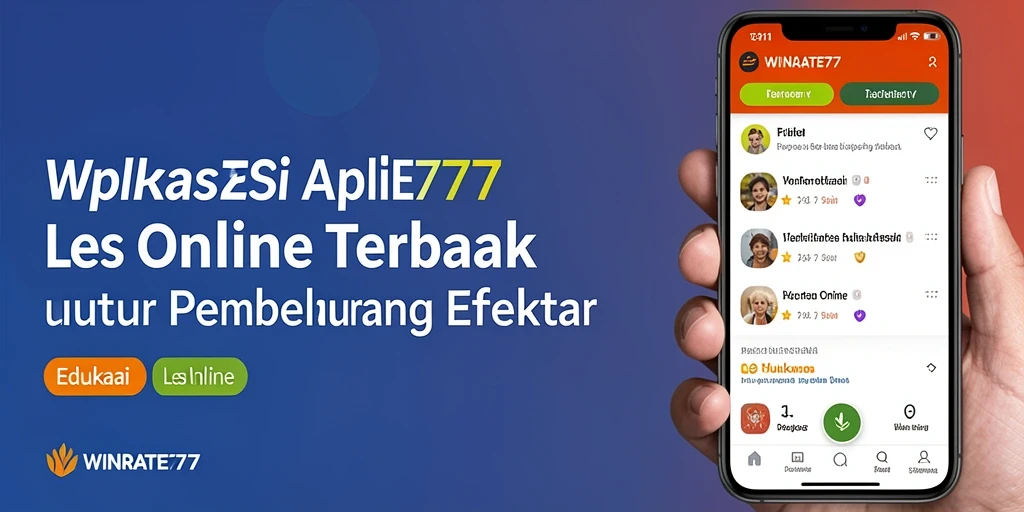 Antarmuka pengguna WINRATE777 yang intuitif dan menarik untuk belajar.